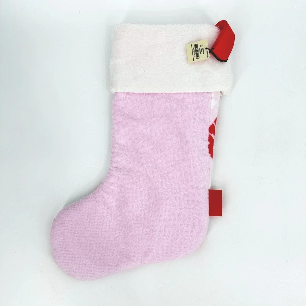 New Victoria's Secret PINK Christmas Holiday Stocking Logo - Picture 6 of 7